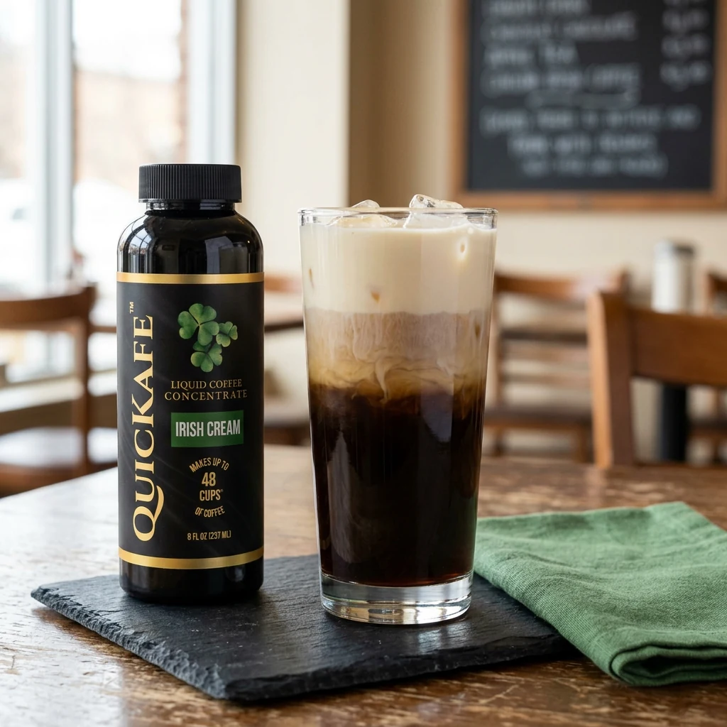QuicKafe IRISH CREAM — 8 oz Liquid Coffee Concentrate